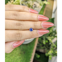 0.77 Ct. Blue Sapphire from Ceylon (Sri Lanka) Life Style