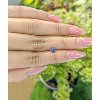 0.52 Ct. Blue Sapphire from Ceylon (Sri Lanka) Life Style