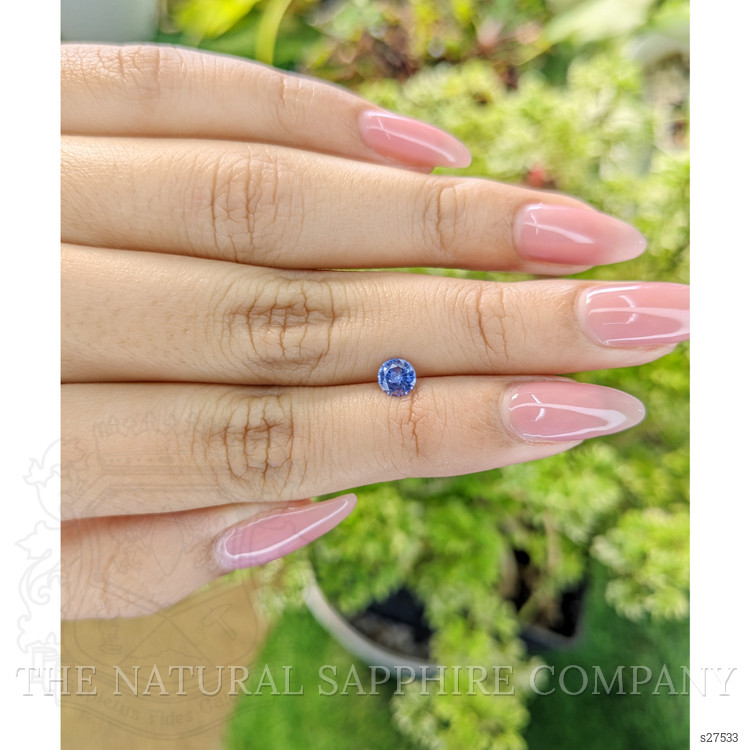 0.52 Ct. Blue Sapphire from Ceylon (Sri Lanka)