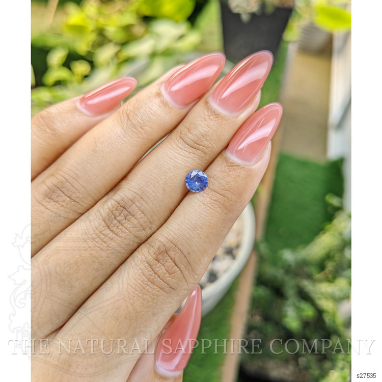 0.67 Ct. Blue Sapphire from Ceylon (Sri Lanka)