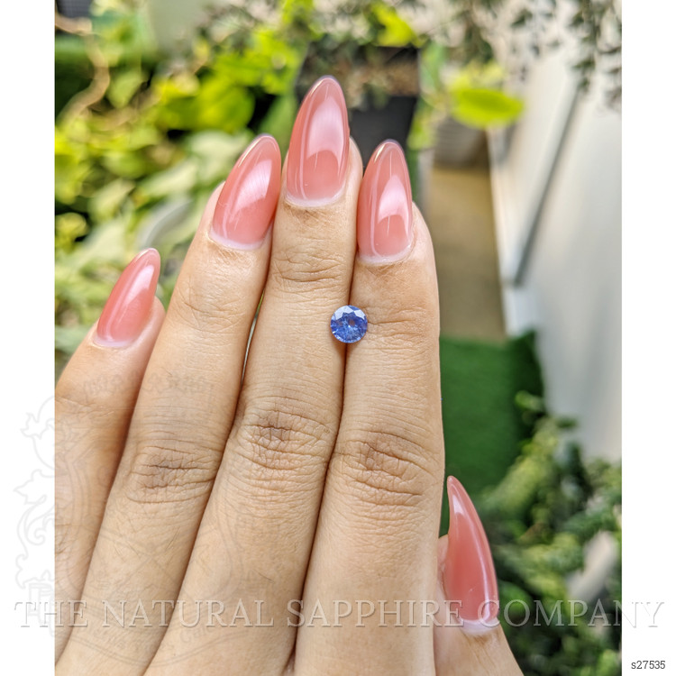 0.67 Ct. Blue Sapphire from Ceylon (Sri Lanka)