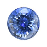 0.67 Ct.Tw. Round Sapphire