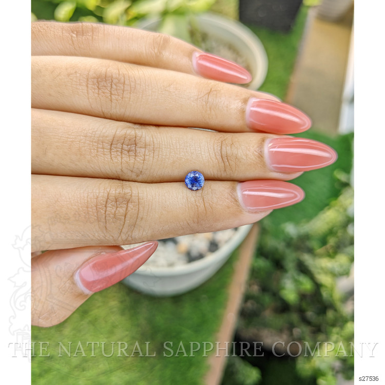 0.67 Ct. Blue Sapphire from Ceylon (Sri Lanka)
