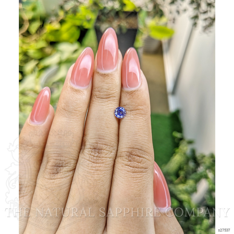 0.61 Ct. Blue Sapphire from Ceylon (Sri Lanka)
