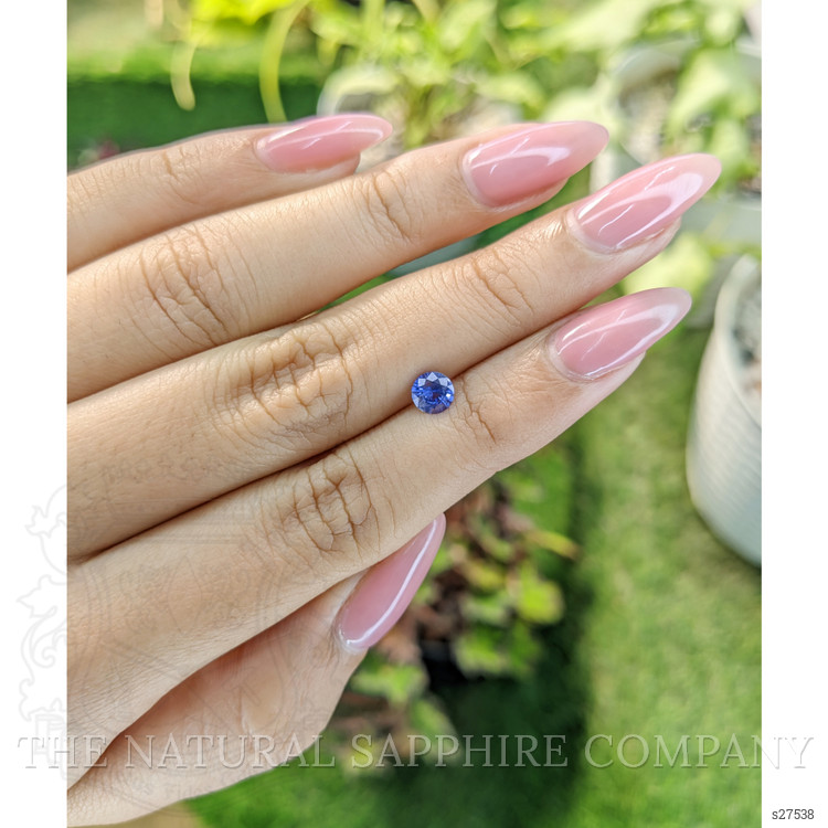 0.57 Ct. Blue Sapphire from Ceylon (Sri Lanka)