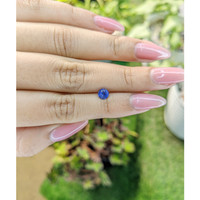 0.57 Ct. Blue Sapphire from Ceylon (Sri Lanka) Life Style