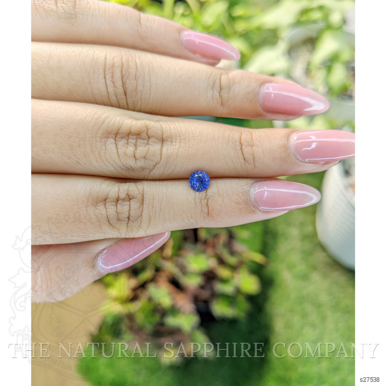 0.57 Ct. Blue Sapphire from Ceylon (Sri Lanka)