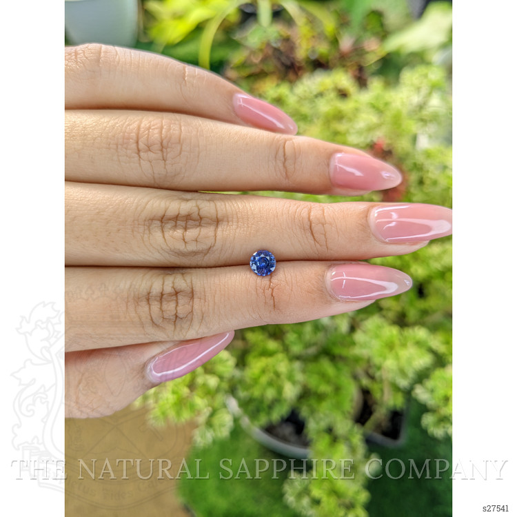 0.71 Ct. Blue Sapphire from Ceylon (Sri Lanka)