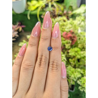 0.71 Ct. Blue Sapphire from Ceylon (Sri Lanka) Life Style