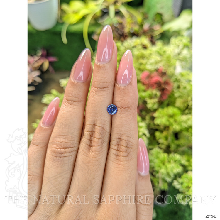 0.71 Ct. Blue Sapphire from Ceylon (Sri Lanka)