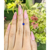 0.52 Ct. Blue Sapphire from Ceylon (Sri Lanka) Life Style