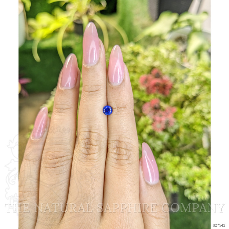 0.52 Ct. Blue Sapphire from Ceylon (Sri Lanka)
