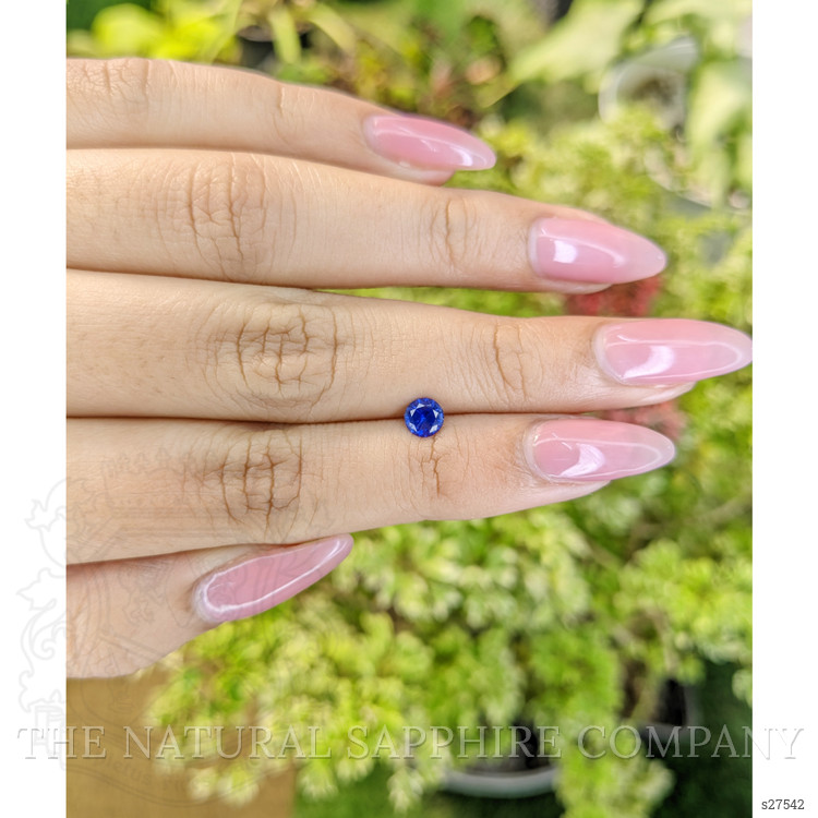 0.52 Ct. Blue Sapphire from Ceylon (Sri Lanka)