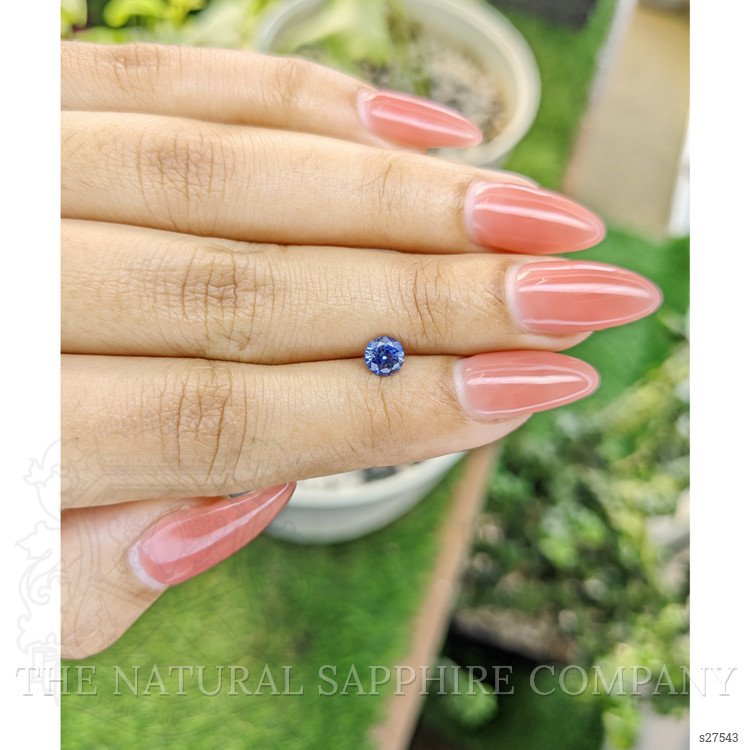 0.62 Ct. Blue Sapphire from Ceylon (Sri Lanka)