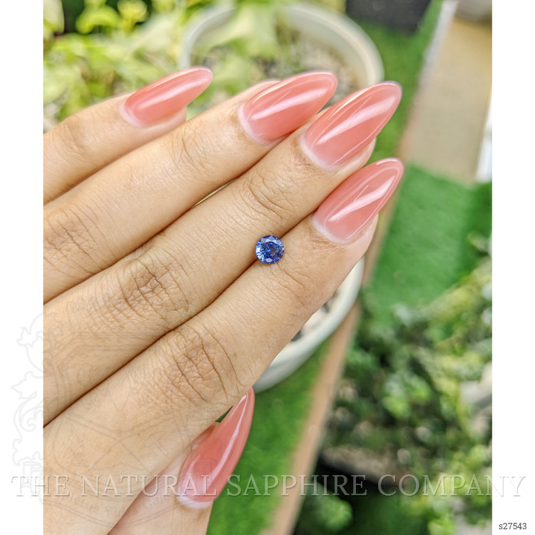 0.62 Ct. Blue Sapphire from Ceylon (Sri Lanka)