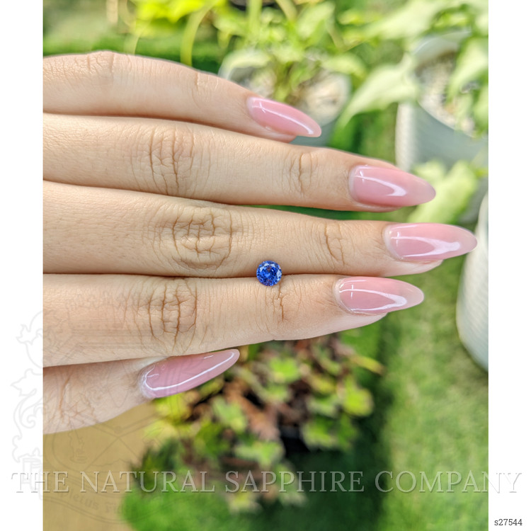 0.64 Ct. Blue Sapphire from Ceylon (Sri Lanka)