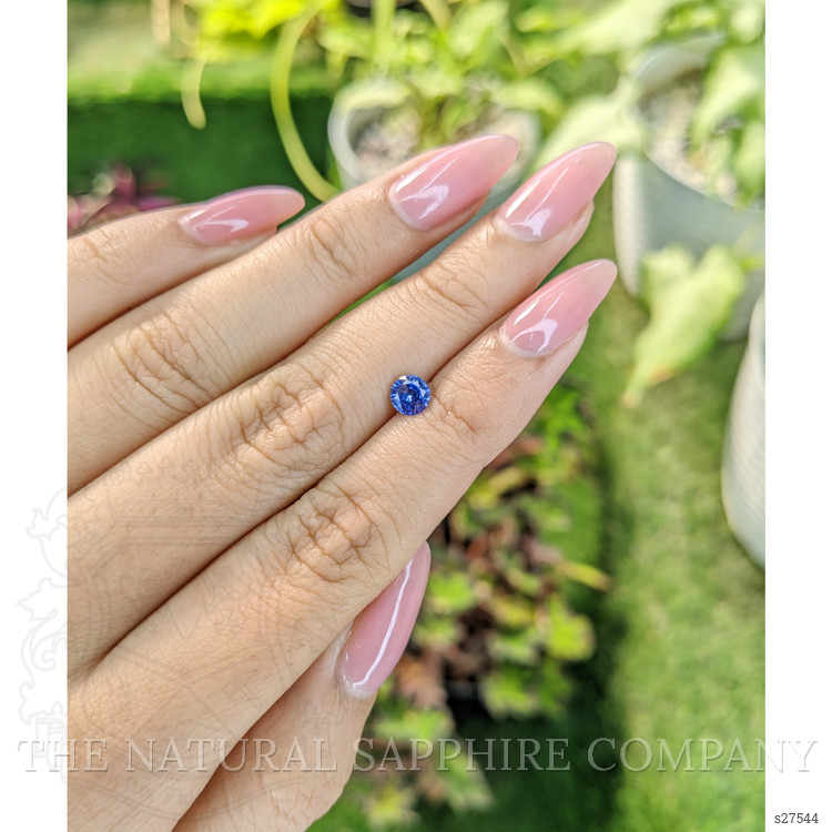 0.64 Ct. Blue Sapphire from Ceylon (Sri Lanka)