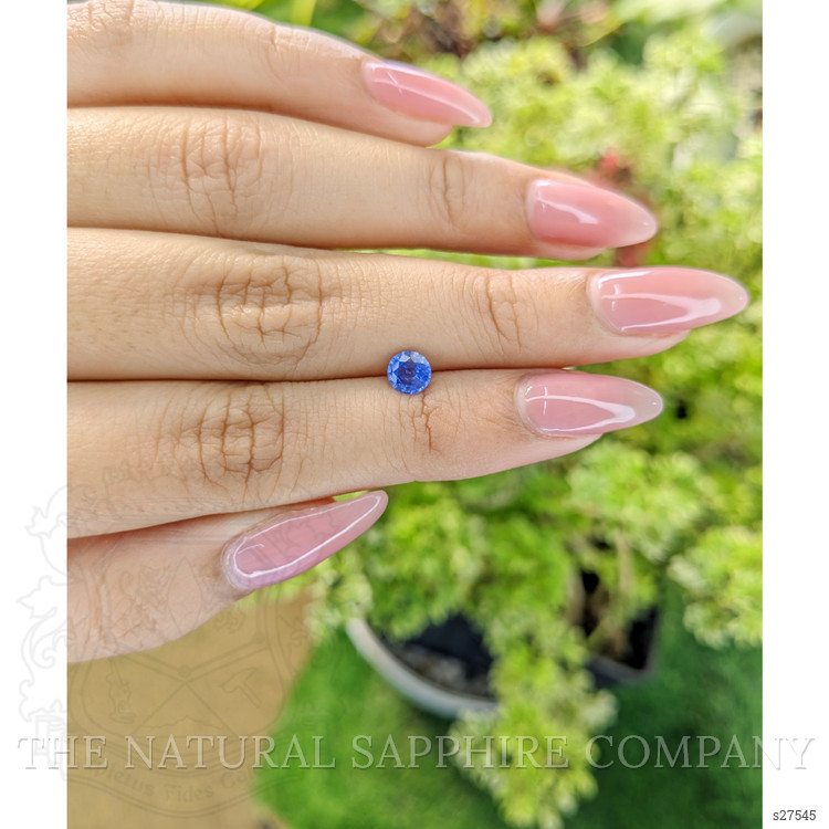 0.53 Ct. Blue Sapphire from Ceylon (Sri Lanka)
