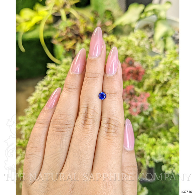 0.55 Ct. Blue Sapphire from Ceylon (Sri Lanka)