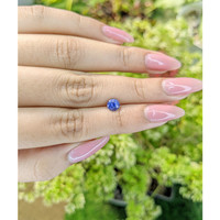 0.94 Ct. Blue Sapphire from Ceylon (Sri Lanka) Life Style