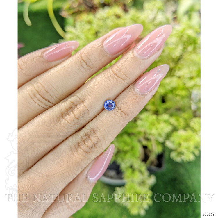0.69 Ct. Blue Sapphire from Ceylon (Sri Lanka)