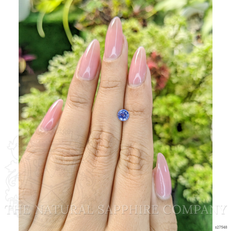0.69 Ct. Blue Sapphire from Ceylon (Sri Lanka)