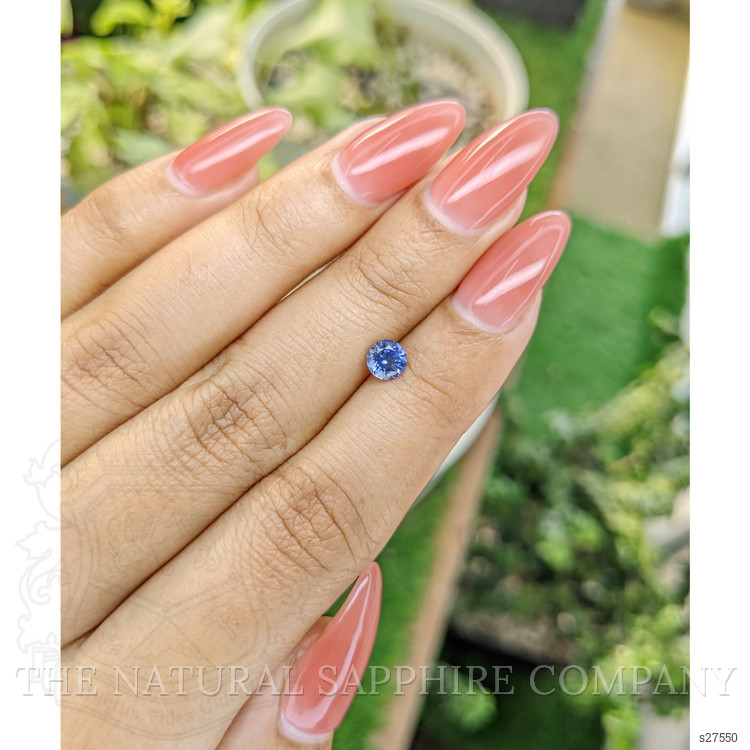 0.65 Ct. Blue Sapphire from Ceylon (Sri Lanka)