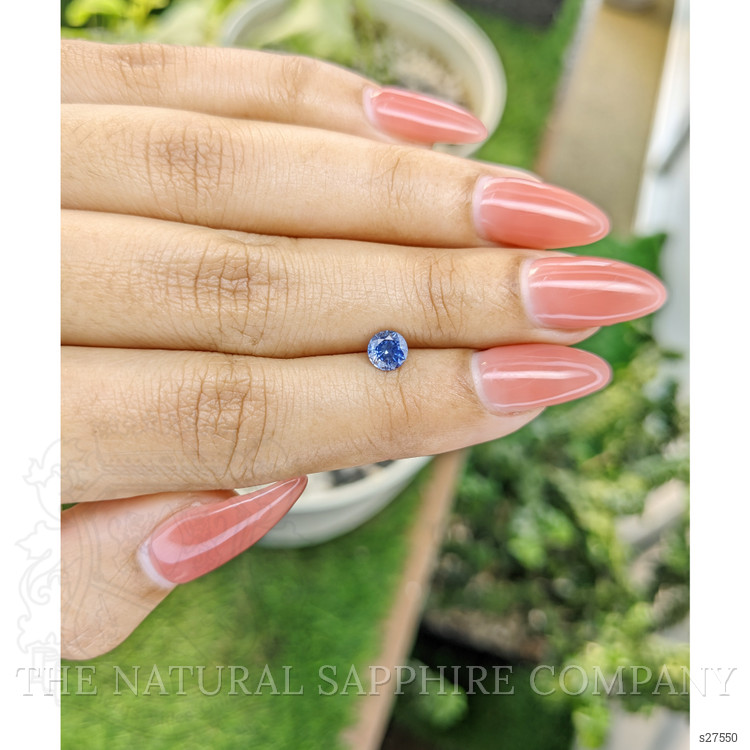 0.65 Ct. Blue Sapphire from Ceylon (Sri Lanka)