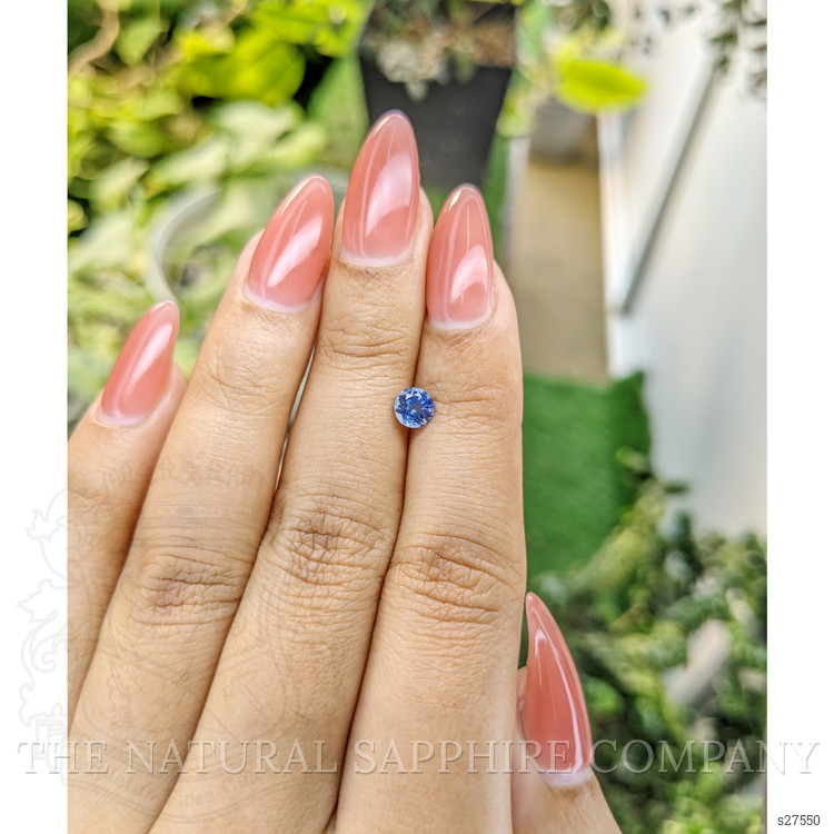 0.65 Ct. Blue Sapphire from Ceylon (Sri Lanka)