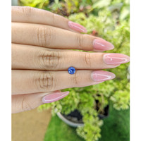 0.74 Ct. Blue Sapphire from Ceylon (Sri Lanka) Life Style