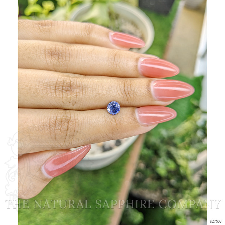 0.87 Ct. Blue Sapphire from Ceylon (Sri Lanka)