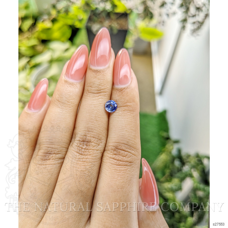 0.87 Ct. Blue Sapphire from Ceylon (Sri Lanka)