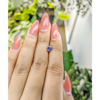 0.81 Ct. Violet Sapphire from Ceylon (Sri Lanka) Life Style