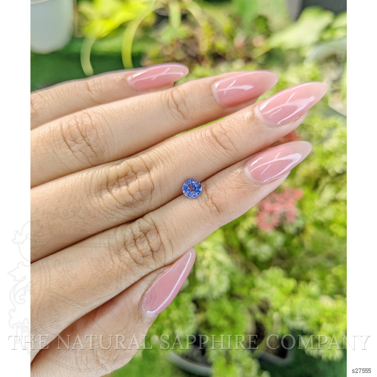 0.61 Ct. Blue Sapphire from Ceylon (Sri Lanka)