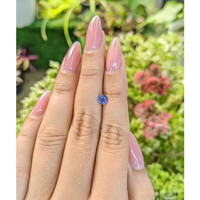 0.61 Ct. Blue Sapphire from Ceylon (Sri Lanka) Life Style