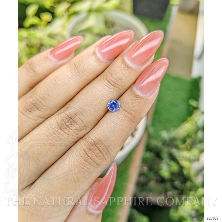 0.73 Ct. Blue Sapphire from Ceylon (Sri Lanka)
