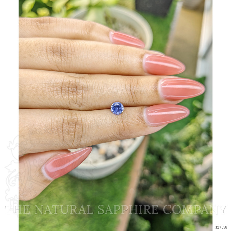 0.73 Ct. Blue Sapphire from Ceylon (Sri Lanka)