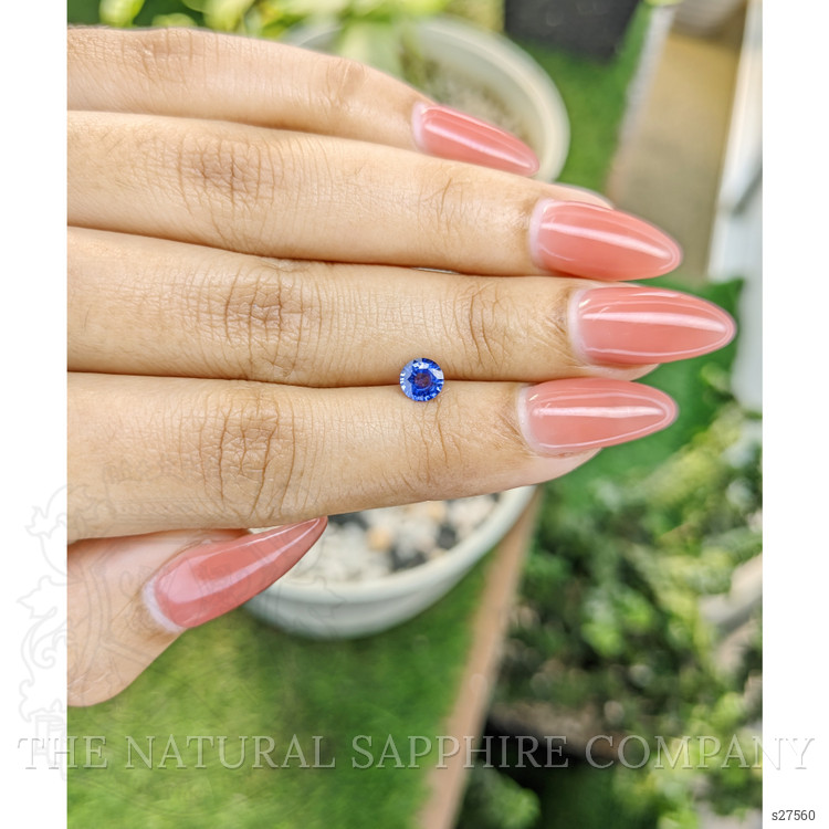 0.54 Ct. Blue Sapphire from Ceylon (Sri Lanka)