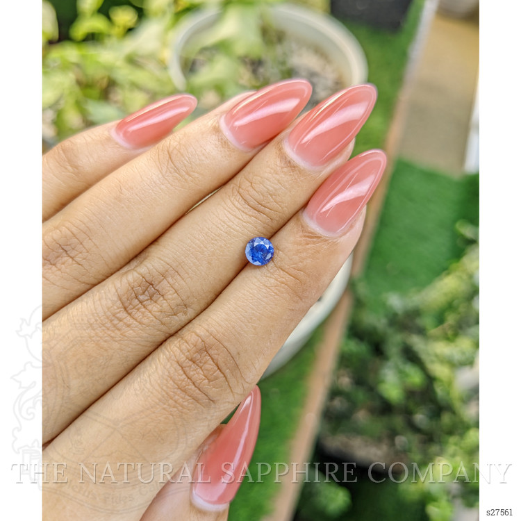 0.73 Ct. Blue Sapphire from Ceylon (Sri Lanka)
