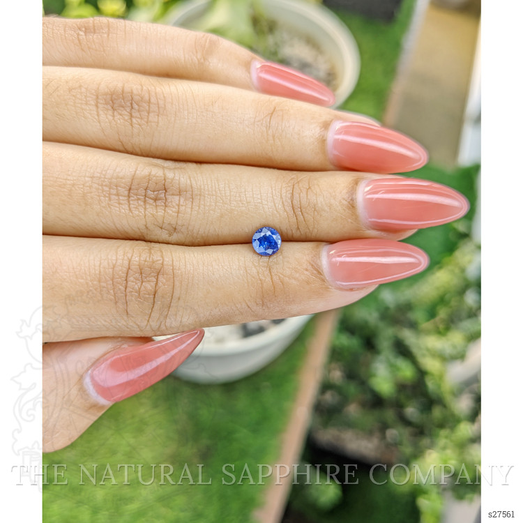 0.73 Ct. Blue Sapphire from Ceylon (Sri Lanka)