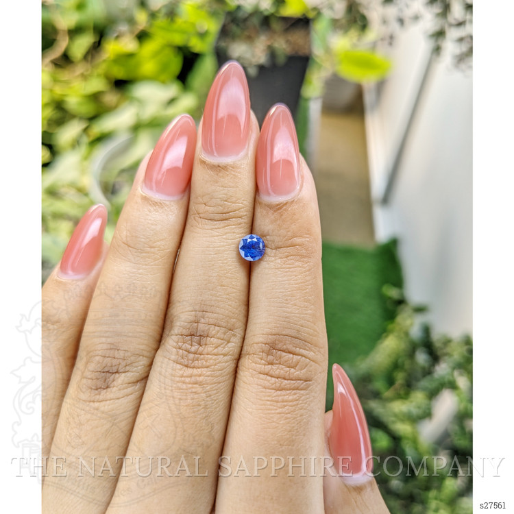 0.73 Ct. Blue Sapphire from Ceylon (Sri Lanka)