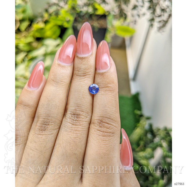 0.70 Ct. Blue Sapphire from Ceylon (Sri Lanka)
