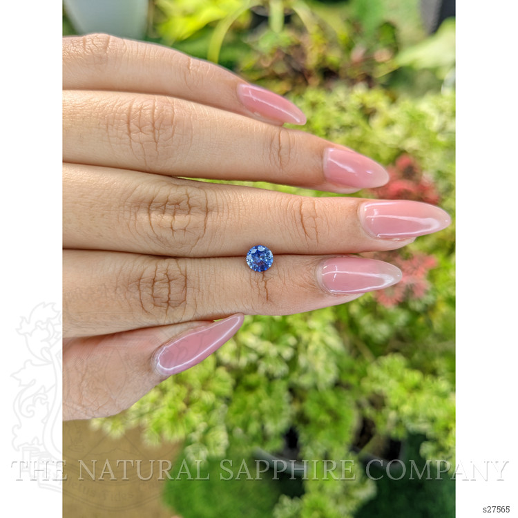 0.71 Ct. Blue Sapphire from Ceylon (Sri Lanka)