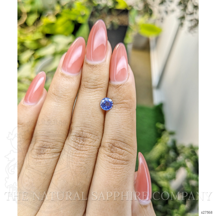 0.80 Ct. Blue Sapphire from Ceylon (Sri Lanka)