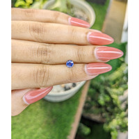 0.62 Ct. Blue Sapphire from Ceylon (Sri Lanka) Life Style