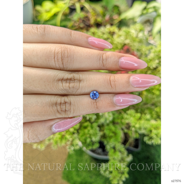 0.98 Ct. Blue Sapphire from Ceylon (Sri Lanka)