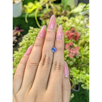 0.98 Ct. Blue Sapphire from Ceylon (Sri Lanka) Life Style