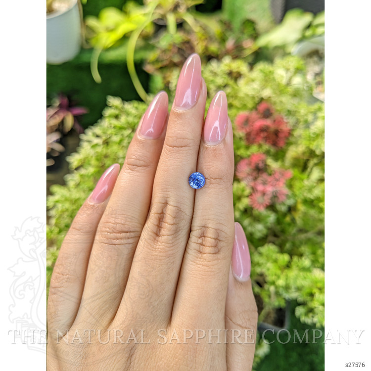 0.98 Ct. Blue Sapphire from Ceylon (Sri Lanka)