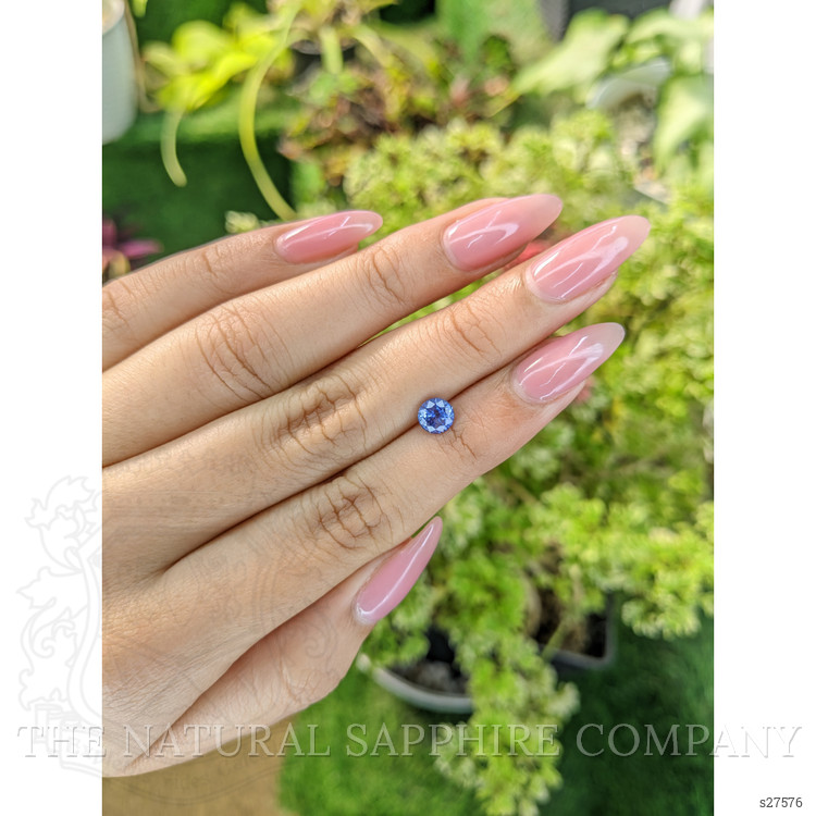 0.98 Ct. Blue Sapphire from Ceylon (Sri Lanka)