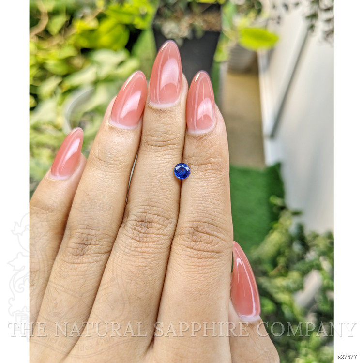 0.47 Ct. Blue Sapphire from Ceylon (Sri Lanka)